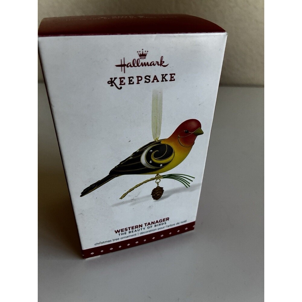 Hallmark Keepsake Western Tanager Ornament 2015 in The Beauty of Birds